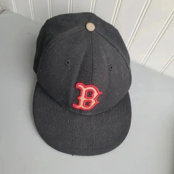 New Era MLB Boston Red Sox The League 9FORTY Adjustable Black Cap OS - Picture 2 of 7